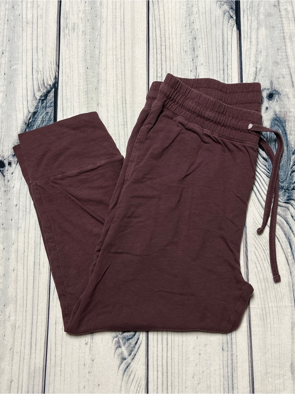 Kate Quinn Little Liam Skinny Crop Jogger Huckleberry Size M